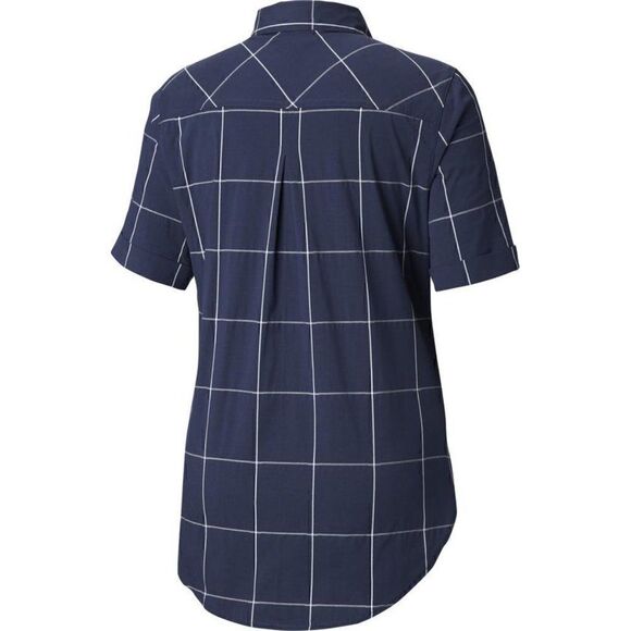 NEW Columbia Anytime Casual Stretch Short Sleeve Shirt in Nocturnal Wind - Picture 2 of 2